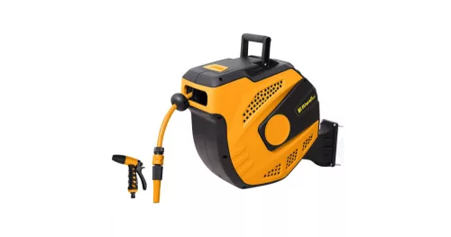 Tömlődob automata 27 m locsolótömlővel Riwall PRO RWHR 27 SET