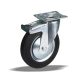 Kerék önbeálló talpas fém felnis fékezhető 100 30295