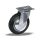 Kerék önbeálló talpas fém felnis 125 59319