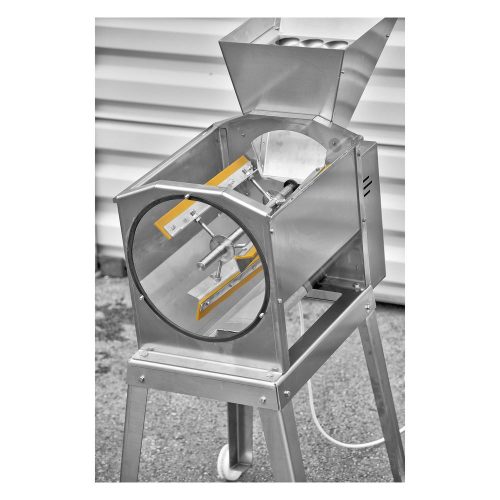 Gyümölcsmagozó gumilapátos inox kivehető rostás