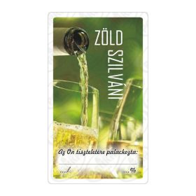 Matrica zöld szilváni 50db/csom