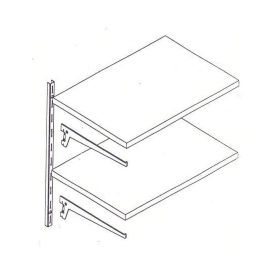 Szerszámtartó állványhoz polc 35cm 2db konzollal