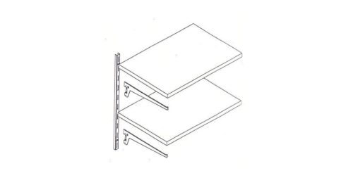 Szerszámtartó állványhoz polc 35cm 2db konzollal